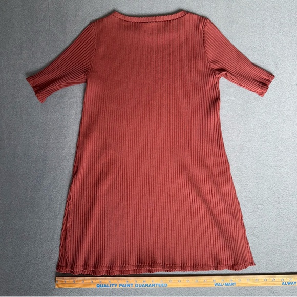 Eileen Fisher women’s Ribbed short sleeve Boat Neck Tunic‎ top Medium - Picture 8 of 10